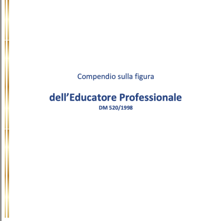 Compendio della figura dell’Educatore Professionale