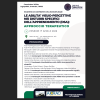 Corso “Le abilità visuo-percettive nei Disturbi Specifici d’Apprendimento”